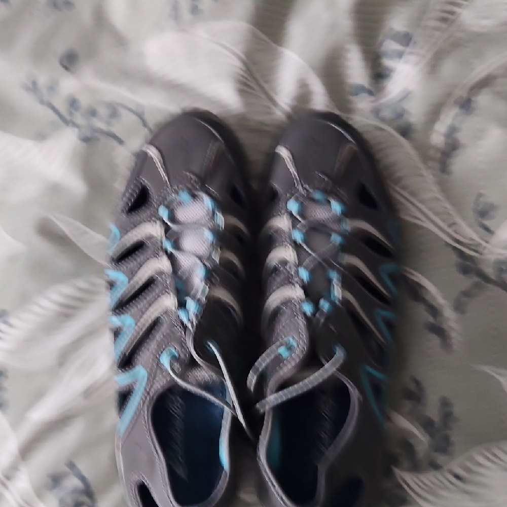 Eddie Bauer Turquoise and Black Women's Shoes
